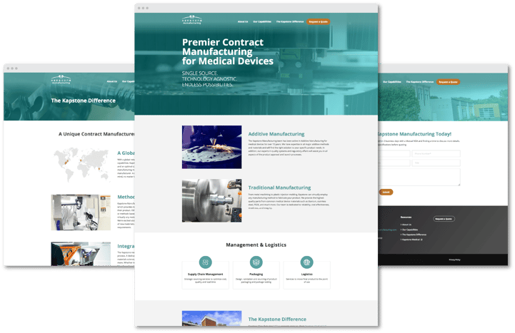 Kapstone Web Mockup Kapstone Web Mockup